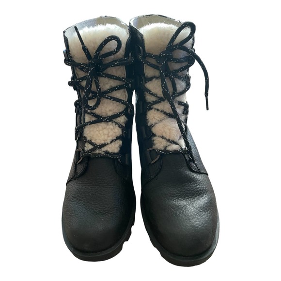 SOREL Phoenix Short Waterproof Combat Boots Women’s 8.5 - Picture 6 of 9